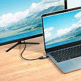 Адаптер Hoco UA33 з Type-C на HDMI, сірий, фото 6