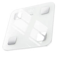 Ваги підлогові розумні, з аналізатором жиру Hoco HI21, білі