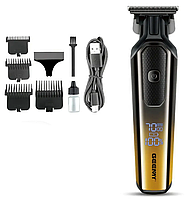 Машинка для стрижки Geemy GM-8058Q, чорно-жовта