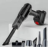Пилосос акумуляторний ручний Vacuum Cleaner 9997, чорний, фото 4