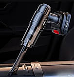 Пилосос акумуляторний ручний Vacuum Cleaner 9997, чорний, фото 6