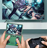 Консоль ігрова портативна X6 9401, зелена, фото 5