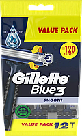 Станок Gillette Blue 3 Smooth (12) одноразовий
