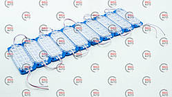 Модуль світлодіодний 12V Синій 12 SMD 2835 MD 060 Long Lens (10 шт.)