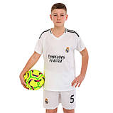 Дитяча футбольна форма 5 BELLINGHAM REAL MADRID Реал Мадрид домашня 2025 CO-4636 (на зріст 115-160 см), фото 3