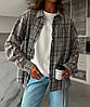 Сорочка жіноча у клітинку фланель, фото 6