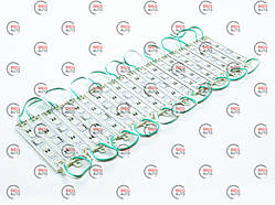 Модуль світлодіодний 12V Зелений 6 SMD 5050 1,44 W (20 шт.)