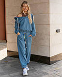 Костюм прогулянковий світшот та штани у кольорах 8653, фото 2