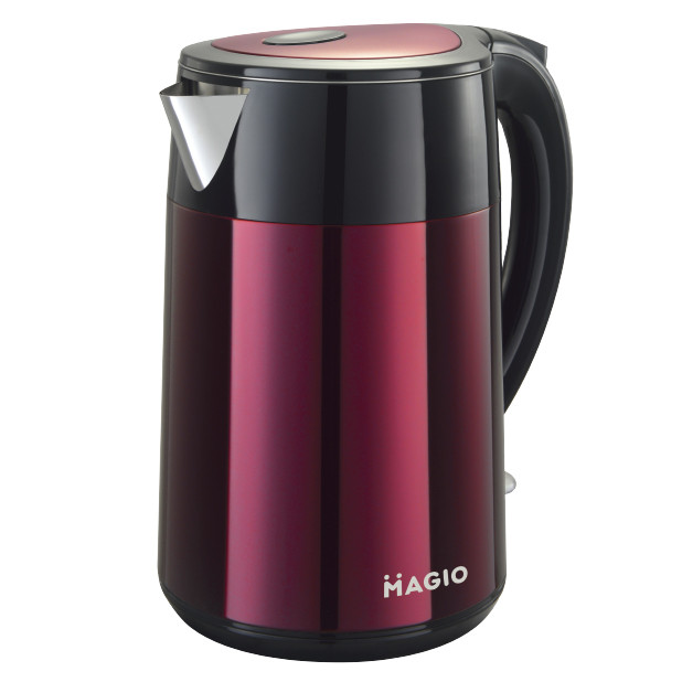 Електрочайник Magio MG-129, 1.8 л, 1850 Вт, з подвійними стінками