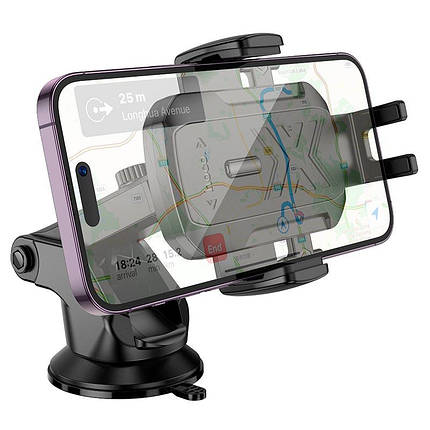 Тримач автомобільний HOCO H65, чорний, фото 2