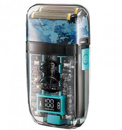 Електробритва акумуляторна VRG V-352, чорна, фото 2