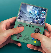 Консоль ігрова портативна X6 9401, зелена, фото 4