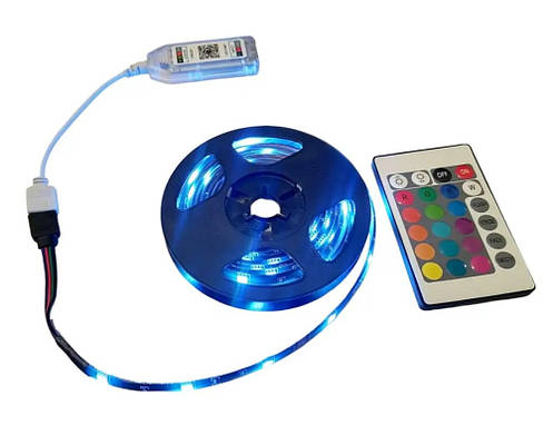 Стрічка світлодіодна LED RGB 109, 3 м, фото 2