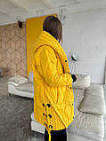 Стильна жіноча демісезонна коротка куртка жовта 'Баррі'', фото 3