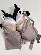 Бюстгальтер La Vivas 50288D для пишних грудей на бавовняній підкладці, колір Білий, розмір 90D