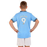 Дитяча футбольна форма HAALAND 9 Манчестер Manchester CITY домашня 2025 CO-4620 (на зріст 115-160 см), фото 4