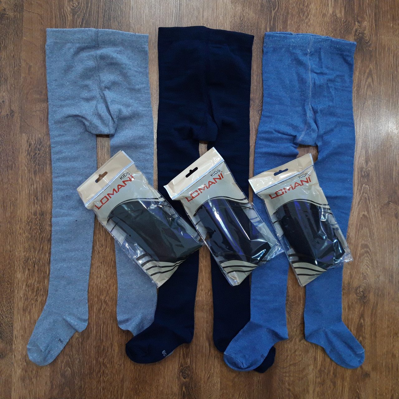 Дитячі колготи"LOMANI"Україна однотонні Art: 01 / 6 штук, фото 1