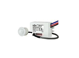 Інфрачервоний датчик руху та освітленності BIOM IRM-05 max 100Вт 120°/360° врізний БІЛИЙ