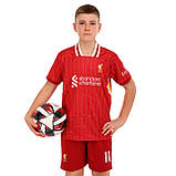 Дитяча футбольна форма М. Салах 11 Ліверпуль LIVERPOOL домашня 2025 CO-4618 (на зріст 115-160 см), фото 3