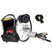 Електронабір для велосипеда 36 В 300 Вт MXUS XF04 з акумулятором 13 А/год та дисплеем LED-900