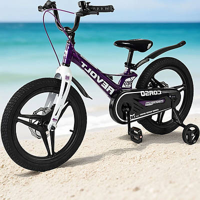 Стильний дитячий велосипед велобайк дівчинці 18 " Міський прогулянковий велотранспорт лисапед для навчання їзді