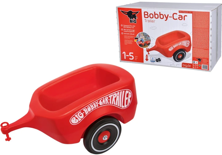 Причіп Big Bobby Car Trailer Червоний, фото 1