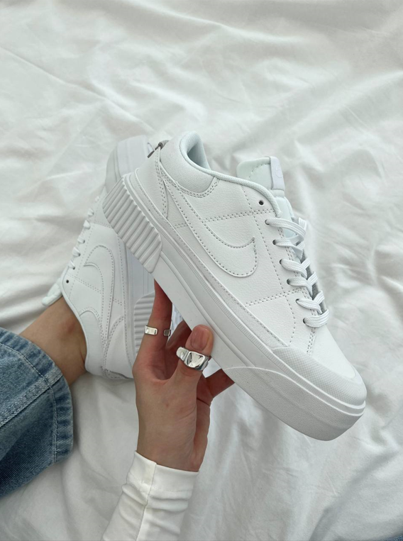Жіночі кросівки Nike Court Legacy Lift White білі Найк Корт Легасі Ліфт, фото 1