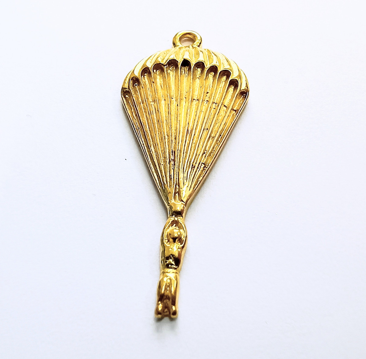 Підвіски металеві Finding Кулон парашутист десантник Античне золото з плямами 41 мм x 17 мм, фото 1