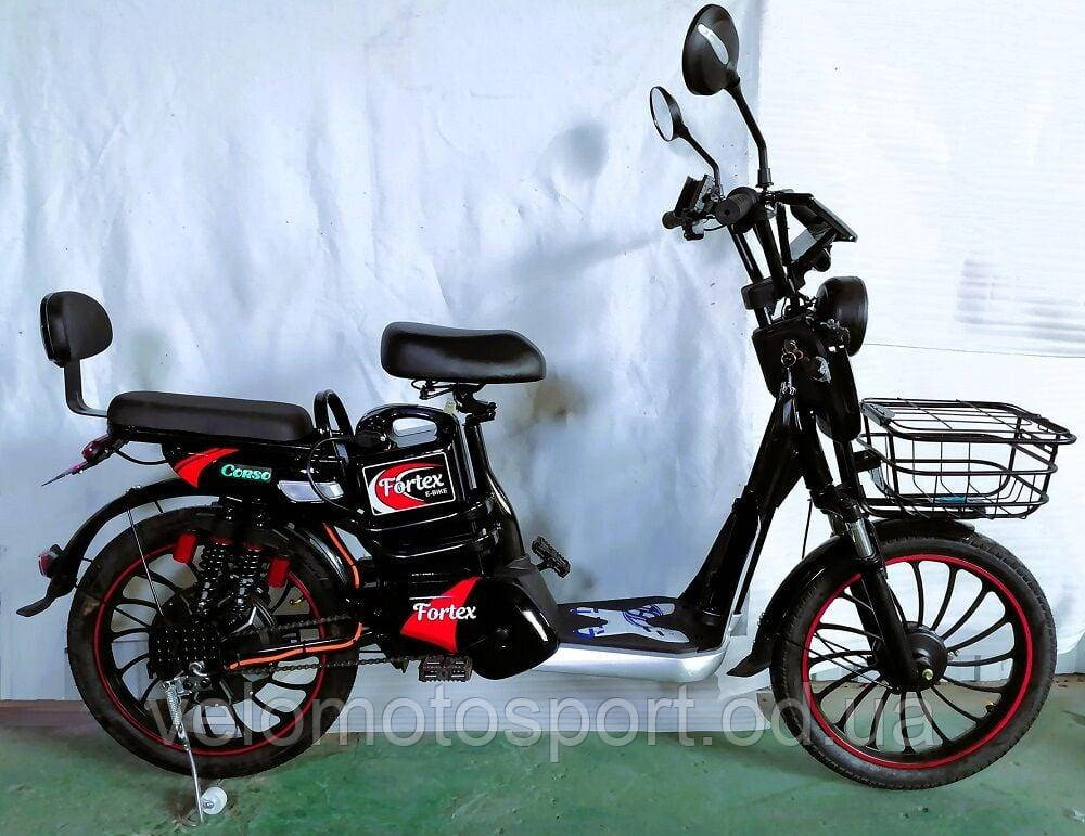 Електровелосипед Corso «NEW-Fortex» 20" дюймів FX-9458-2 (1) рама сталева двигун 500W, акумулятор 48V20AH,