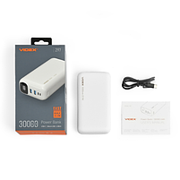 Павербанк 30000mAh Videx VPB-297-W 22,5W білий, фото 8
