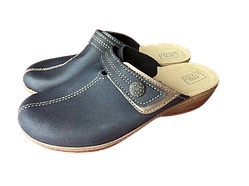 Сабо жіночі з закритим носком на танкетці Easy Street, модні шльопанці босоніжки на невисокому каблучку