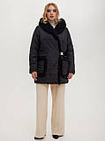 Стильна жіноча коротка зимова куртка з штучним хутром 'Озалія'', фото 5