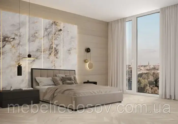Кровать с мягким изголовьем Верона Люкс ( VERONA LUX) фабрика Еврософ