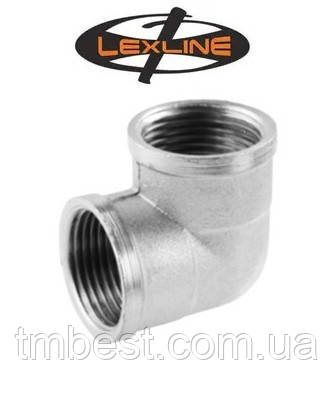 Кут 1-1/2" ВВ нікельований Lexline, фото 1