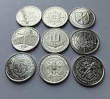 Набір монет 9 штук ЗСУ в 3d рамці Сили підтримки ППО Антонівський міст Командування об'єднаних сил, фото 3