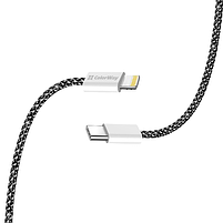 Кабель USB PD Type-C/Lightning ColorWay CW-CBPDCL068-BK 27W 2м чорний, фото 8