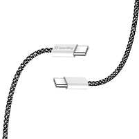Кабель USB PD Type-C/Type-C ColorWay CW-CBPDCC068-BK 3,0A 60W 2м чорний, фото 2