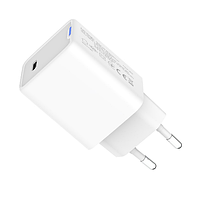 Зарядний пристрій мережевий Type-C PD 65W білий GaN Mini ColorWay, фото 4