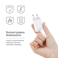 Зарядний пристрій мережевий Type-C PD 65W білий GaN Mini ColorWay, фото 6