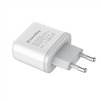 Зарядний пристрій мережевий Type-C/Type-C PD 40W білий ColorWay, фото 10