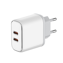 Зарядний пристрій мережевий Type-C/Type-C PD 40W білий ColorWay, фото 5