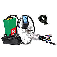 Електронабір для велосипеда 36 В 300 Вт MXUS XF04 з акумулятором 10 А/год та дисплеем LCD-4