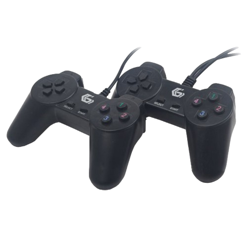 Джойстик ігровий подвійний Gembird JPD-UB2-01 чорний, фото 1