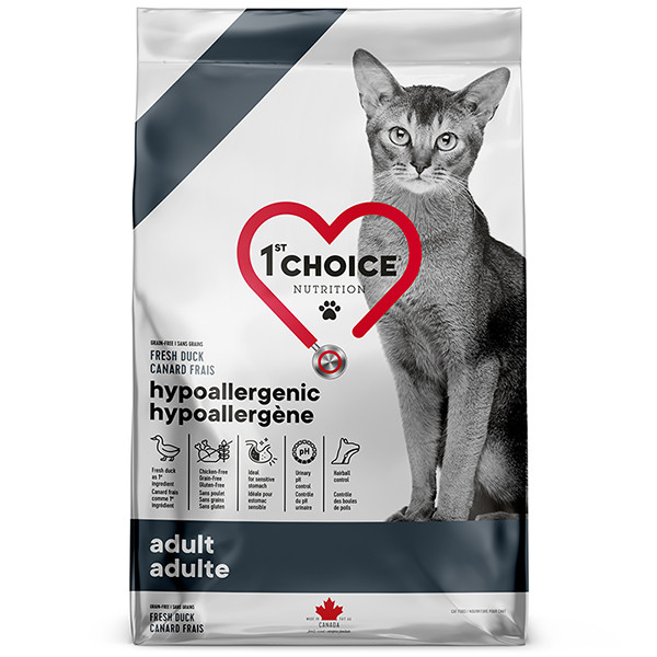 1st Choice Adult Hypoallergenic гіпоалергенний корм з качкою, 1.8 кг
