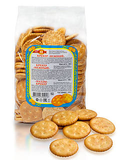 Крекер, Ніжний, 400г, 10 шт/ящ, Україна