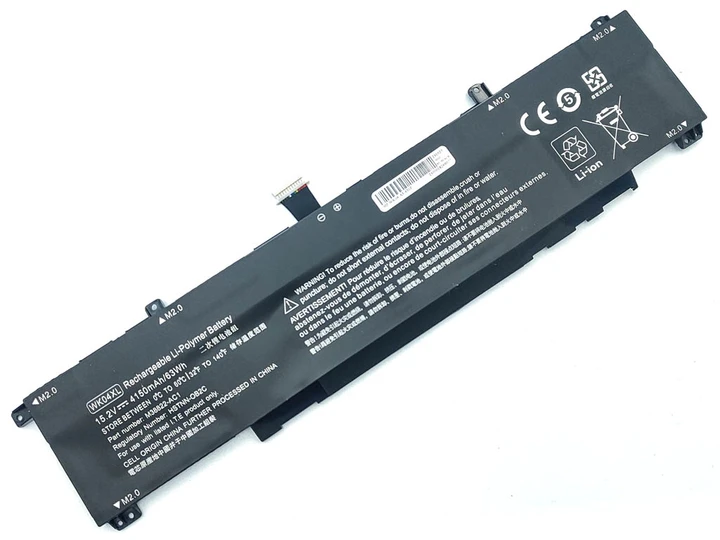 Батарея WK04XL для HP Victus 16-B 16-D 16-E (HSTNN-IB9V HSTNN-OB2C) (15.2V 4150mAh 62Wh), фото 1