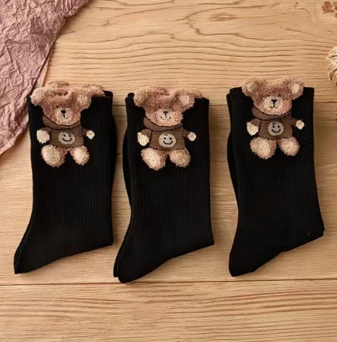 Набір жіночі шкарпетки з ведмедиками (36-39) 3 пари Bear