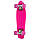 Скейт Пенні Борд (Penny Board) з світяться колесами 22 дюйма рожевий, фото 3
