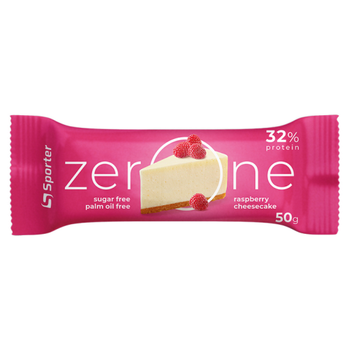 Батончик протеїновий Sporter Zero One малиновий чізкейк 50г