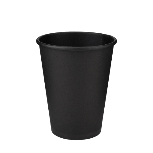 Стакан паперовий чорний 400мл (50шт)